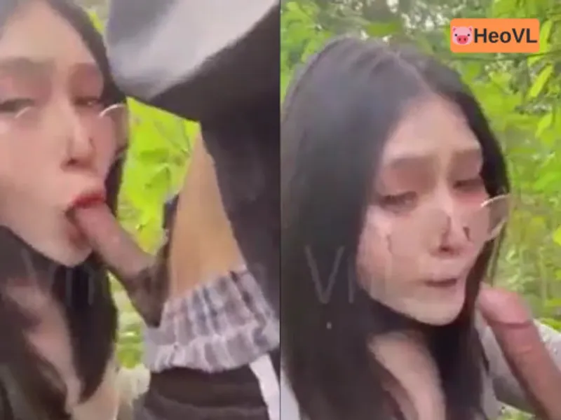 đi dã ngoại tiện nện ghệ ở trong rừng