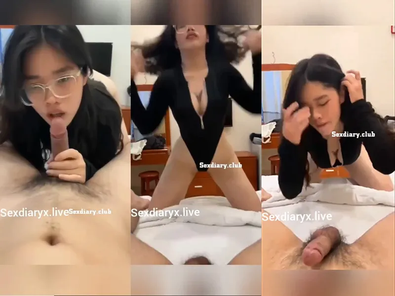 Em rau vú ngon kính cận mút cục thịt điêu luyện